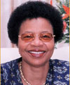 1975-86 Minister of Education and Culture Gra�a Machel, Mozambique, widow of President Machel and later married to then-president Mandela of South Africa